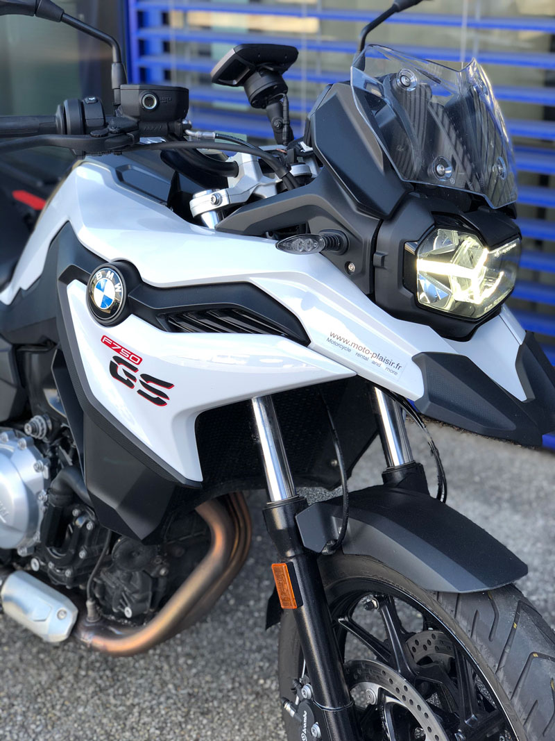 BMW F750GS Pro Motorrad Vermietung Frankreich