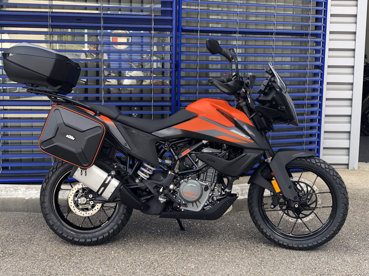 KTM 390 adventure motorrad mietung