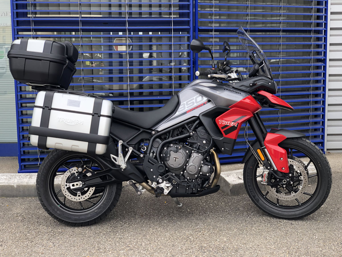 TRIUMPH Tiger 850 Sport Motorrad Vermietung Frankreich